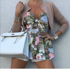 Floral print tank top from H&M in size 2